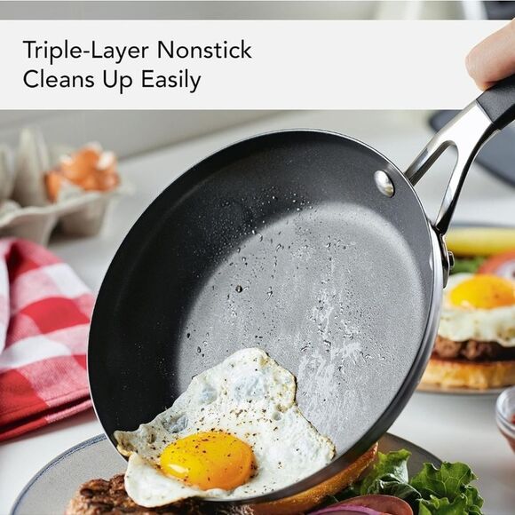 KitchenAid Stainless Steel Non-Stick Frying Pan/Skillet Cookware Set - Picture 6 of 16